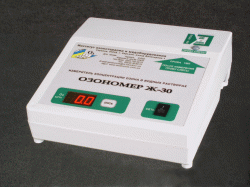 Analyzer (measuring device) or ozone concentration in liquid mixture "OZONOMER L - 30"